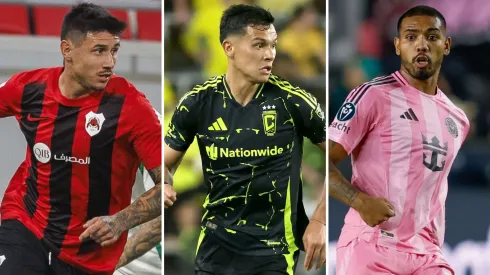 Los tres jugadores que finalizan su préstamo.