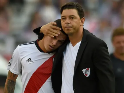 Juanfer volvió a River: sus primeras palabras y qué dijo Gallardo tras su llegada