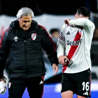 Malas noticias para River: Fabricio Bustos se lesionó el ante Godoy Cruz y pidió el cambio