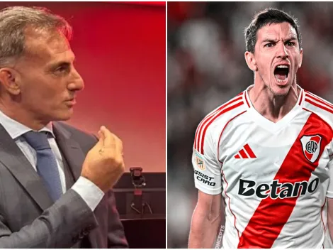 La palabra con la que Latorre "condecoró" a Nacho Fernández en River vs Libertad