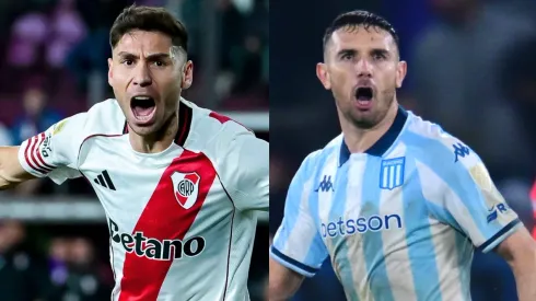 River y Racing se verán las caras en cuartos de final de la Copa Argentina. (Fotos: Getty).