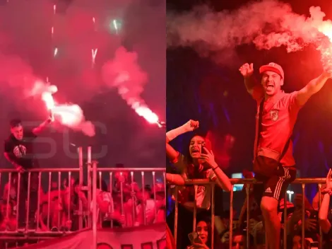 El imponente recibimiento para River en Rosario antes del partido vs. Racing