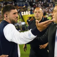 El cruce de Gallardo con el hijo de Gustavo Costas en el escandaloso final de Racing-River: “Por qué querés…”