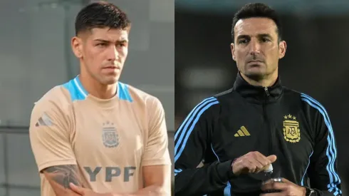 Scaloni habló de Rivero por primera vez.