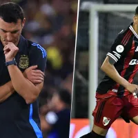 Enojo en River por la decisión de Scaloni con Lautaro Rivero: “Lo llevó a pasear”