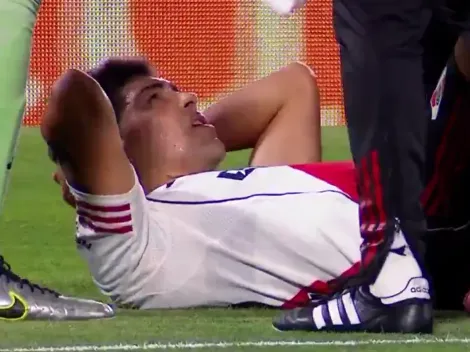 Alarma en River: Lautaro Rivero salió lesionado ante Talleres