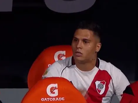 La bronca de Juanfer Quintero al ser reemplazado contra Talleres