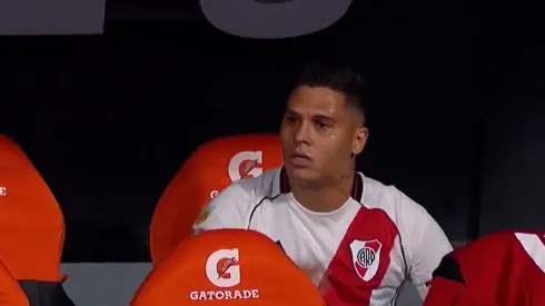 Juanfer jugó 64 minutos en la victoria de River ante Talleres.