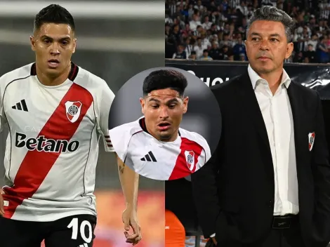 VIDEO | Juanfer se fastidió con Salas en Córdoba y Gallardo le dio la razón