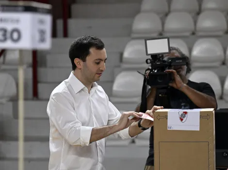 Di Carlo votó y habló: el futuro del fútbol de River y "veo lo mismo que los hinchas"
