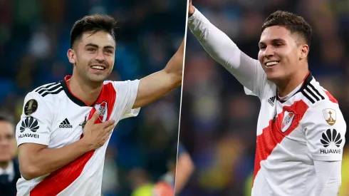 Pity Martínez y Juanfer Quintero, dos que ya saben lo que es amargar a Boca.