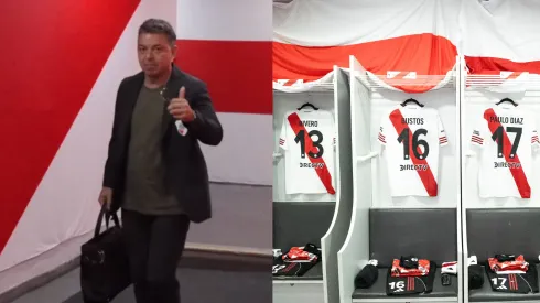 River decoró el interior de La Bombonera.