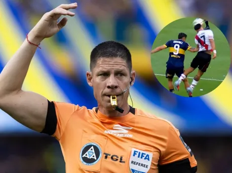 Ramírez explicó por qué no cobró falta sobre Paulo Díaz en el gol de Boca