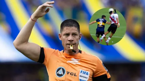 El réferi habló después del partido.