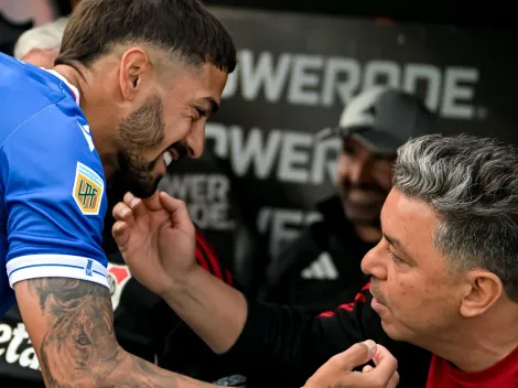 No se vio: así fue el reencuentro de Lanzini con Gallardo en Vélez vs. River