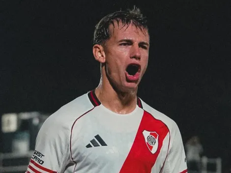 Gallardo lo hizo debutar y River empezó a negociar para que firme su primer contrato