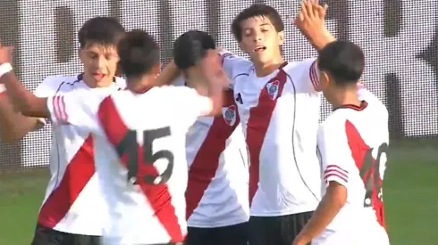 Bruno Cabral metió los dos goles del Millonario.