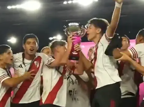 ¡Hay futuro! River se consagró campeón de la Messi Cup al derrotar por 2-0 a Atlético de Madrid