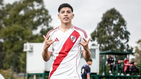 Bruno Cabral, la figura de River en la Messi Cup.