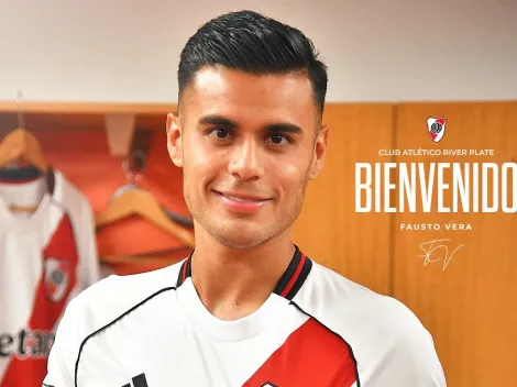 Las primeras palabras de Fausto Vera tras firmar su contrato con River