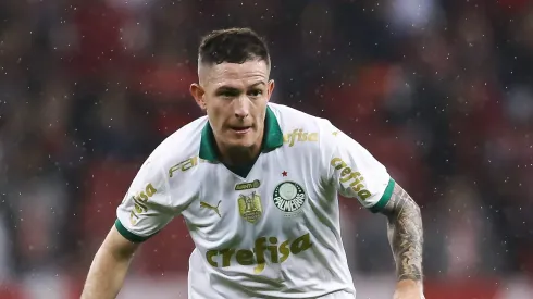 Aníbal Moreno llega a River tras haber jugado 55 partidos con Palmeiras y uno con la Selección Argentina en 2025.