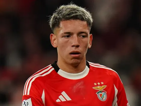 Prestianni, titular en Benfica y cada vez más lejos de River