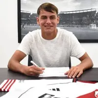 Joaquín Freitas firmó su primer contrato profesional con River: los detalles