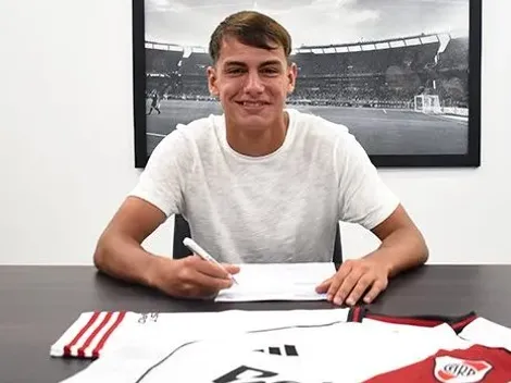 Joaquín Freitas firmó su primer contrato profesional con River: los detalles
