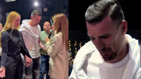 Armani fue bendecido antes de la pretemporada.