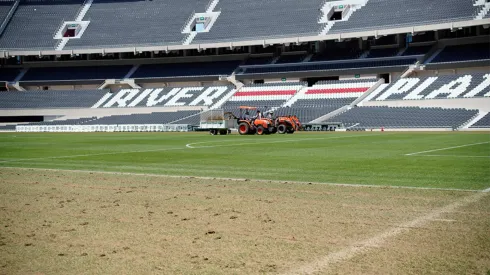 River ya trabaja en el Monumental.