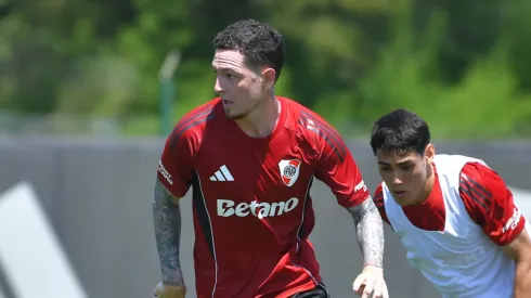 Aníbal Moreno ya entrena en River.