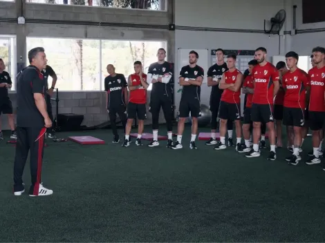 "La suerte es...": Gallardo y una curiosa frase a los jugadores en plena pretemporada