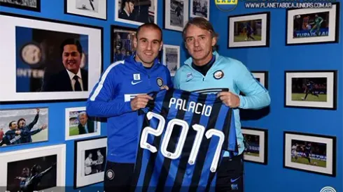 Palacio renovó con Inter hasta 2017