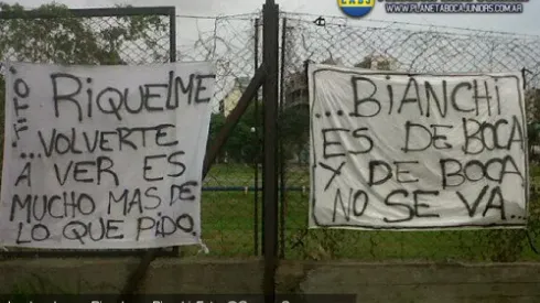 Los hinchas los apoyan