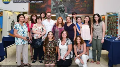 Exhibición de mosaicos en el club