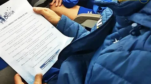 La carta motivacional que recibió Cruzeiro antes de enfrentar a Boca