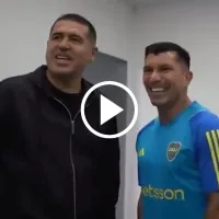 La confesión de Riquelme a Gary Medel en la intimidad de Boca Predio: \'A veces me dan ganas\'
