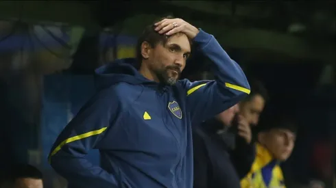 Un juvenil de Boca no pudo terminar la práctica de esta mañana