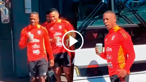 Advíncula saludó a los fanáticos de Perú.