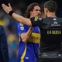 La bronca de Edinson Cavani contra el árbitro del Boca-River: \'Dejen de romper los h...\'