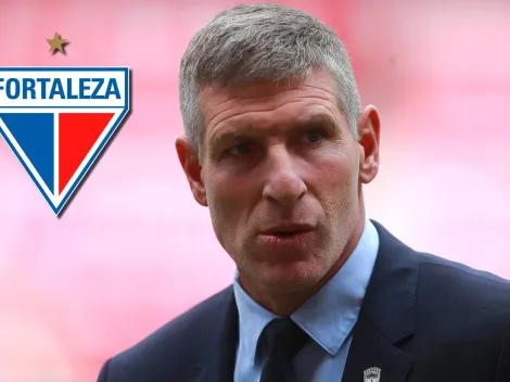 Palermo y una calida bienvenida de los hinchas de Fortaleza en su presentación como DT: "Tiene coraje"