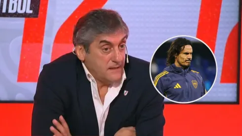 Francescoli habló sobre Cavani.