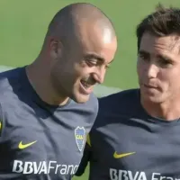 Igual que en Boca: Mouche y Silva volvieron a tirar paredes pensando en la Copa Potrero