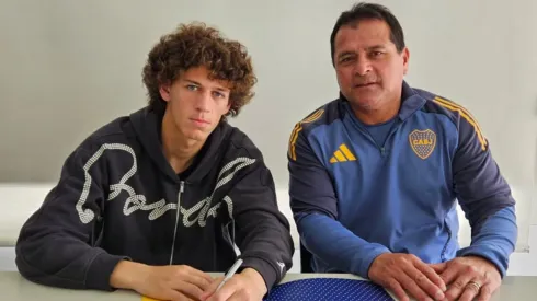 Facundo Herrera renovó su contrato con Boca.