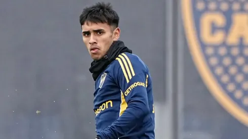 El juvenil analizó su presente en Boca.