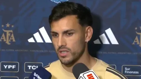 Paredes habló sobre la muerte de Russo.