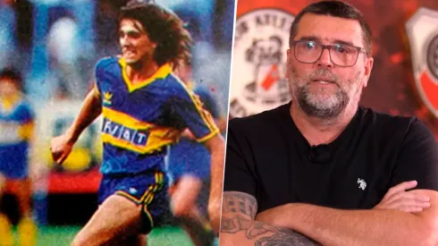 Sergio Berti jugó un año  en Boca y fue referente de River después.