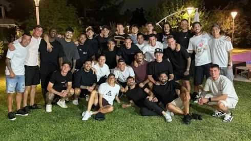 La foto de los jugadores de Boca, con tres ausencias.