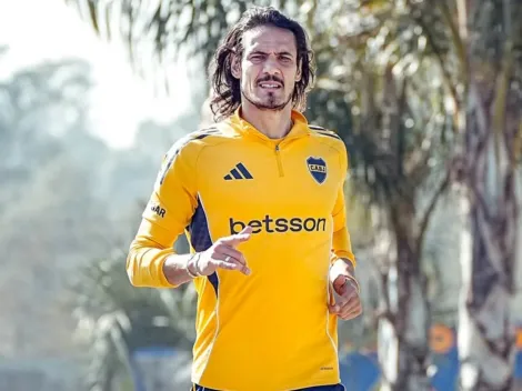 ¿En duda con Estudiantes? La noticia sobre Cavani en Boca en la vuelta a los entrenamientos