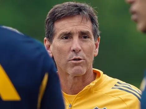 Los dos equipos que probó Úbeda en la práctica de Boca: ¿una pista en el medio?